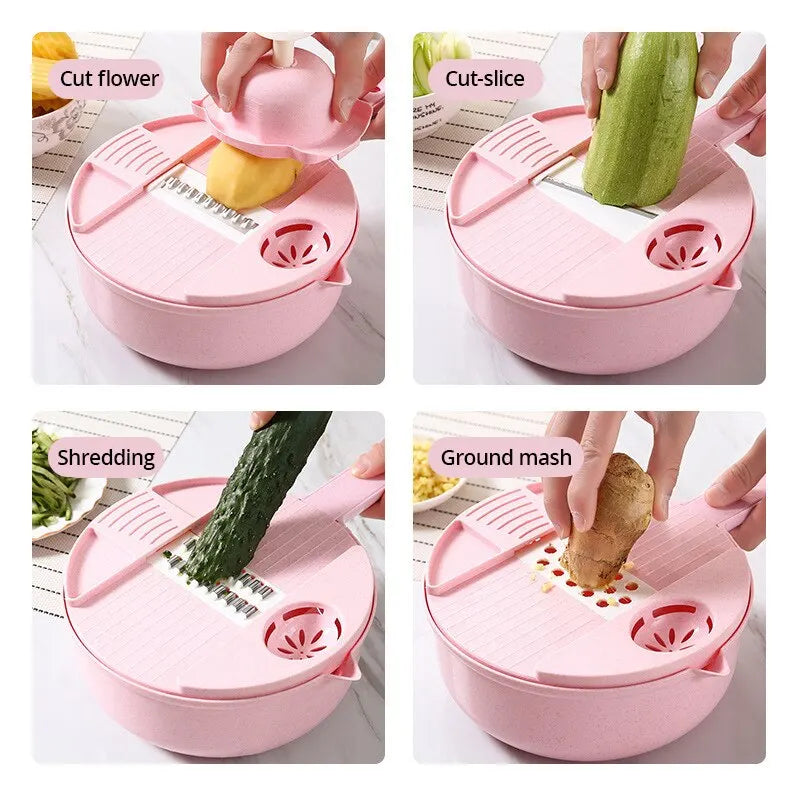Rallador manual de verduras para ensaladas