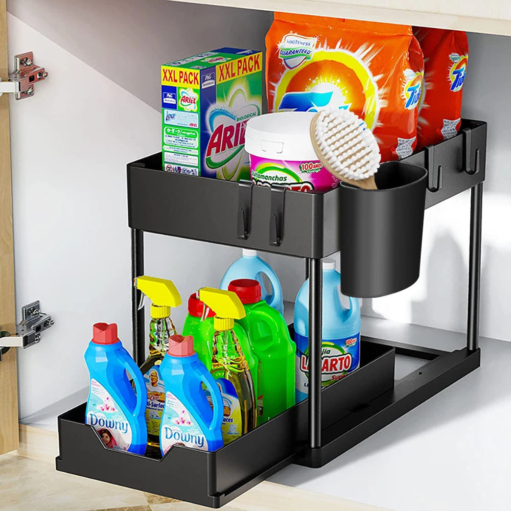 Organizador de lavabo multifunción