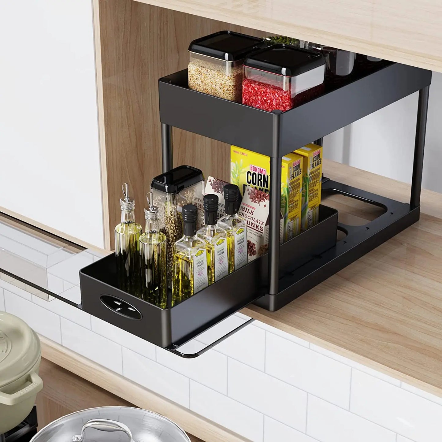 Organizador de lavabo multifunción