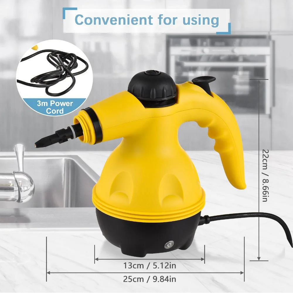 Limpiador de vapor portátil de alta temperatura para cocina y baño