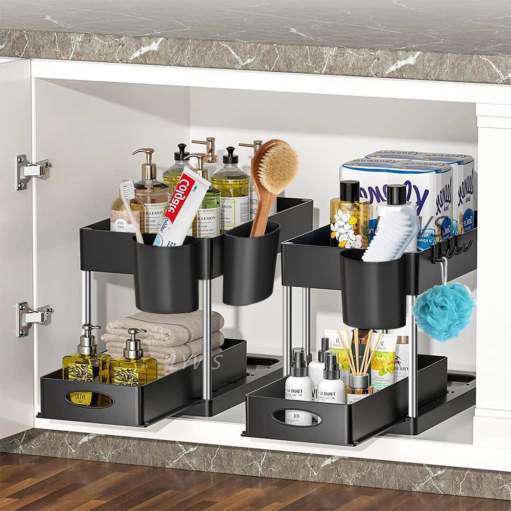 Organizador de lavabo multifunción