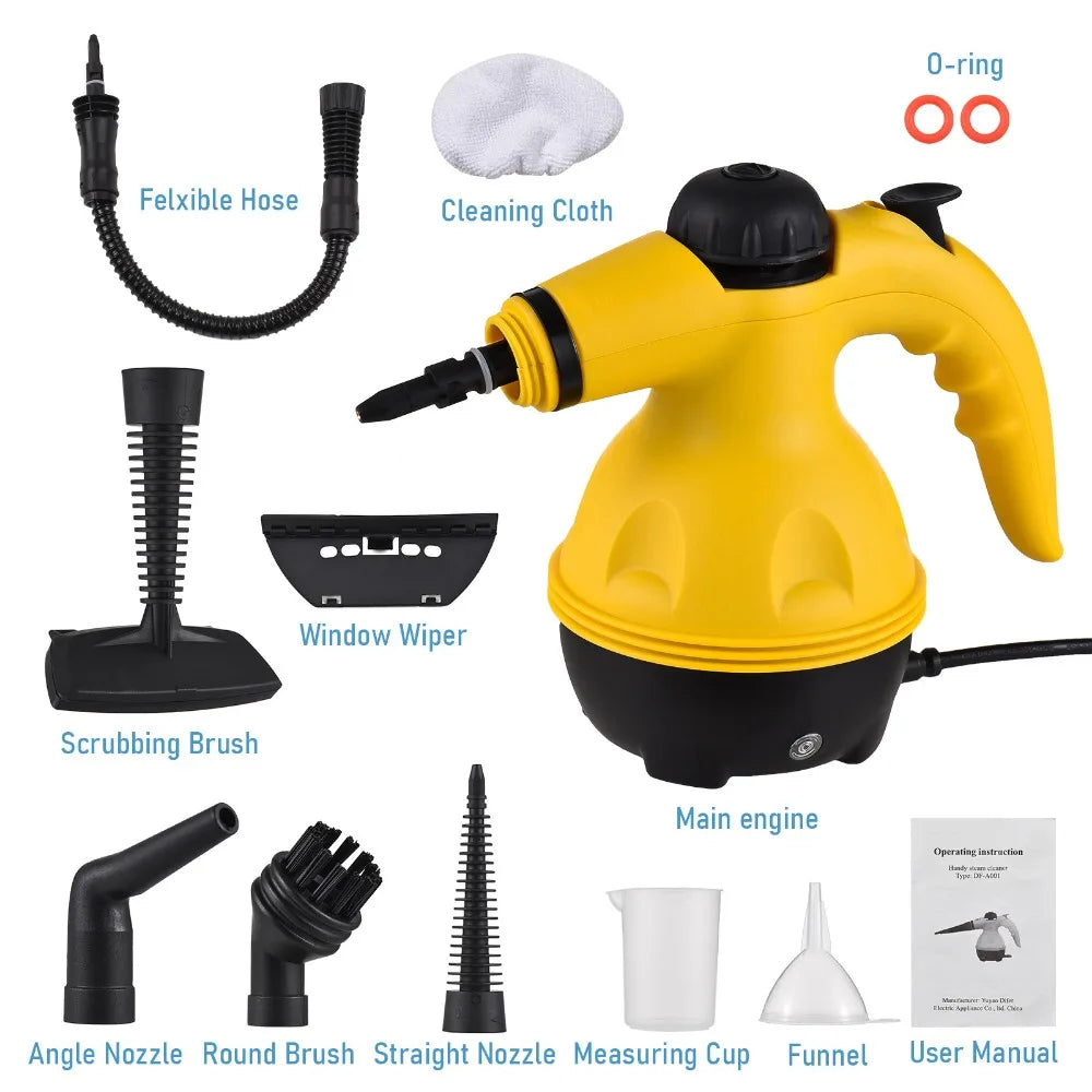 Limpiador de vapor portátil de alta temperatura para cocina y baño