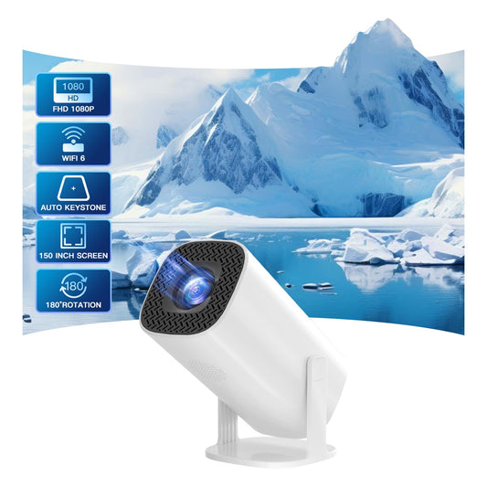 Proyector portátil inteligente 4K con WiFi6 y Android