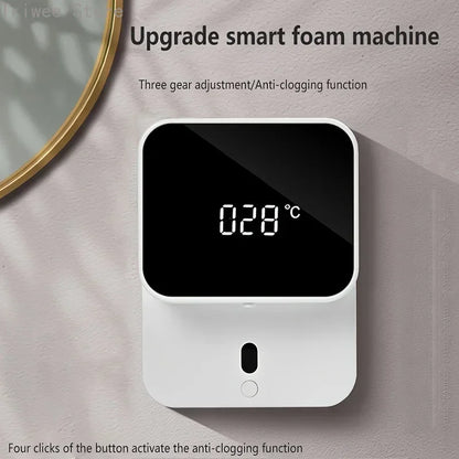Dispensador Automático de Jabón con Sensor para Montaje en Pared