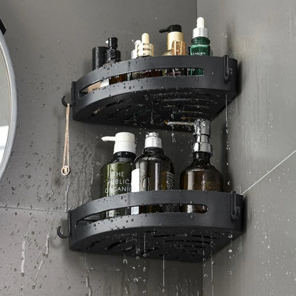 Estantería de esquina para baño o cocina