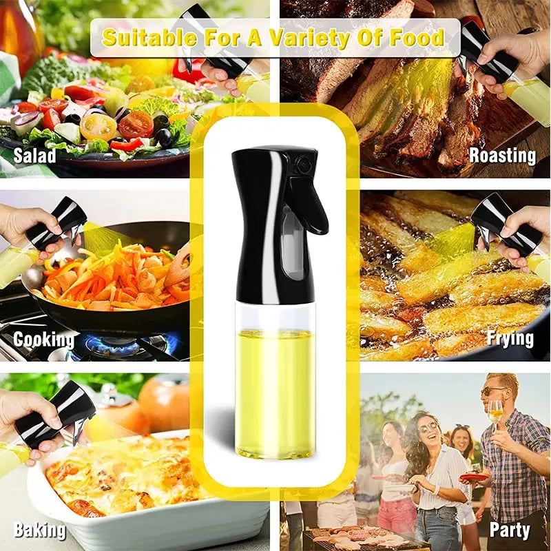 Botella pulverizadora de aceite para cocina y BBQ