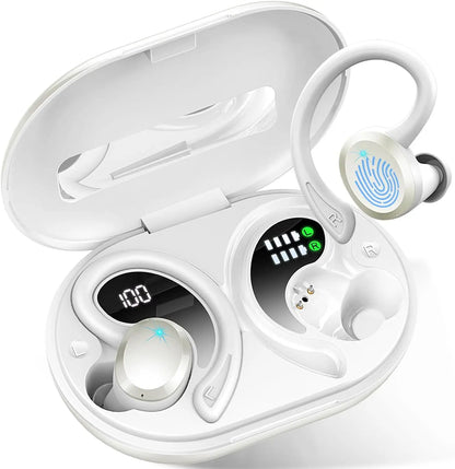 Auriculares inalámbricos Bluetooth 5.3 con micrófono y graves potentes