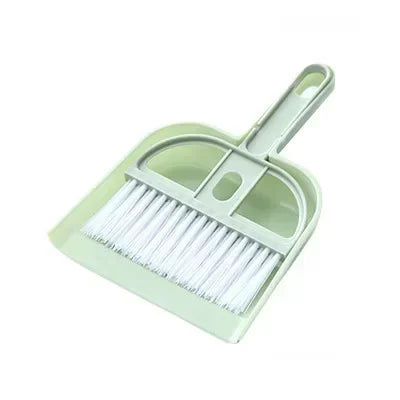 Set mini escoba y cepillo con recogedor para escritorio
