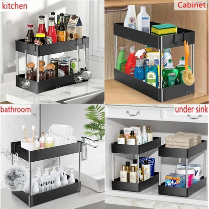 Organizador de lavabo multifunción