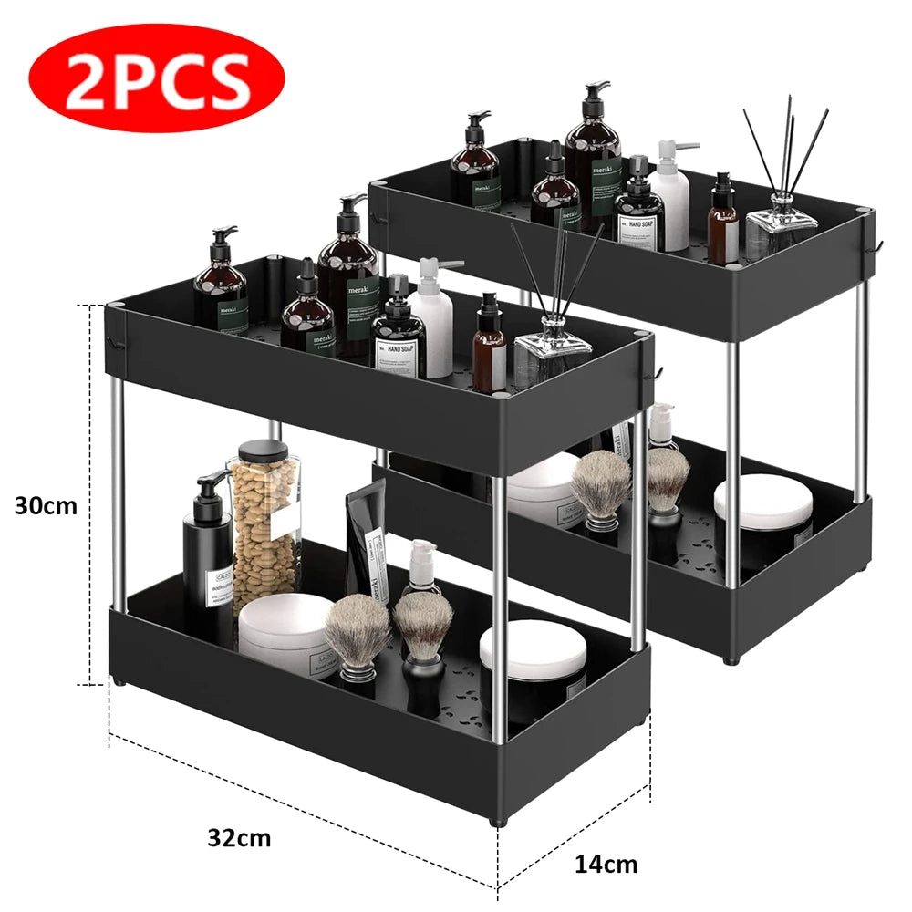 Organizador de lavabo multifunción