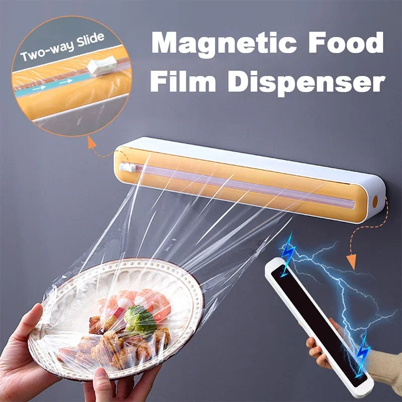 Dispensador magnético de film alimentario con cortador