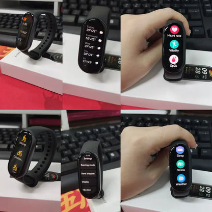 Pulsera inteligente con pantalla AMOLED y monitor de salud