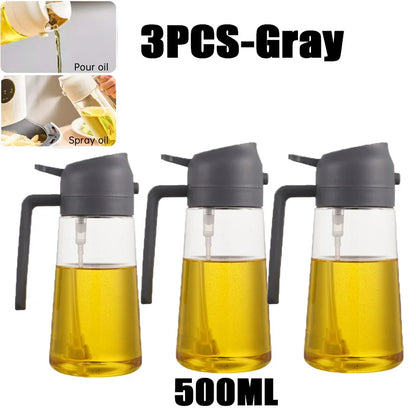 Botella pulverizadora de aceite para cocina y BBQ