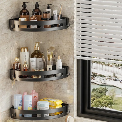 Estantería de esquina para baño o cocina