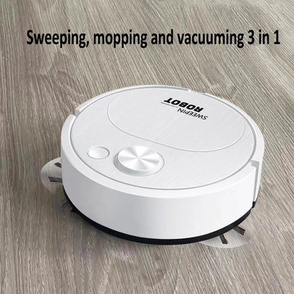 Aspiradora Robot Inteligente 3 en 1 con Carga USB