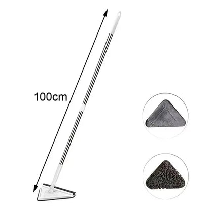 Mopa triangular telescópica giratoria 360° para pisos y techos