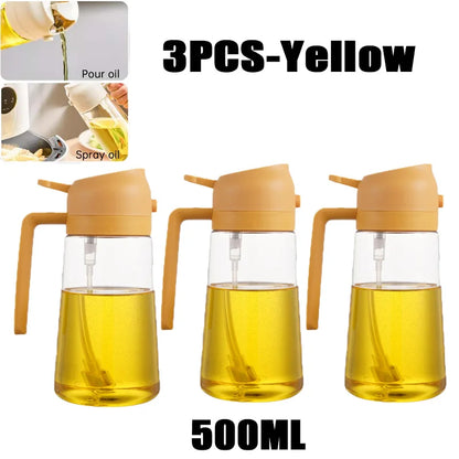 Botella pulverizadora de aceite para cocina y BBQ