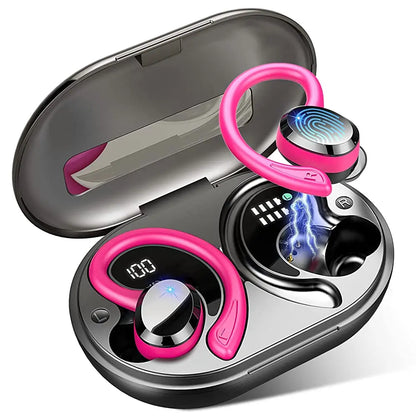 Auriculares inalámbricos Bluetooth 5.3 con micrófono y graves potentes
