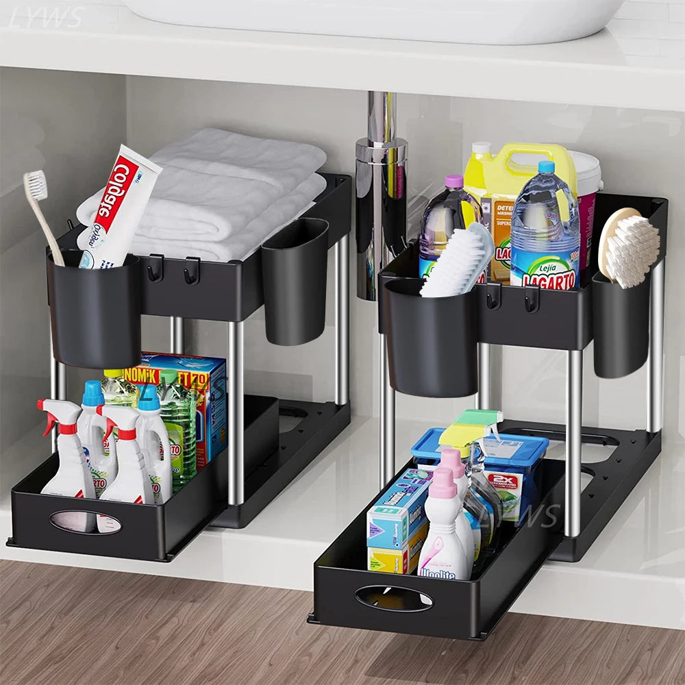 Organizador de lavabo multifunción