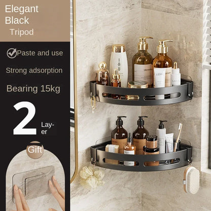 Estantería de esquina para baño o cocina