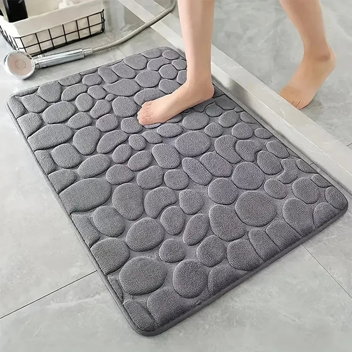 Alfombrilla de baño antideslizante y absorbente