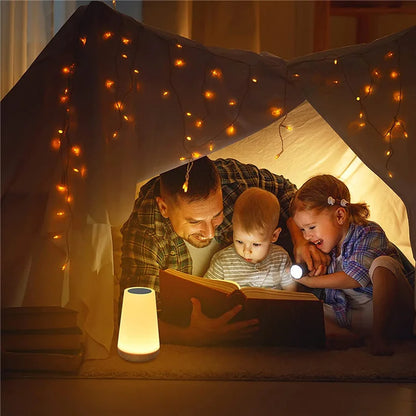 Lámpara de noche RGB con control remoto y ajuste táctil