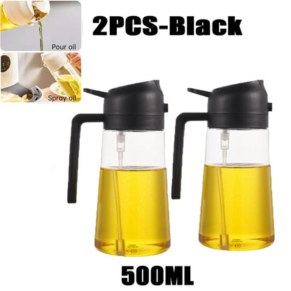 Botella pulverizadora de aceite para cocina y BBQ
