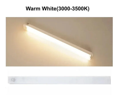 Lámpara LED portátil con sensor de movimiento PIR recargable
