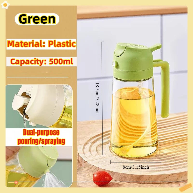 Botella pulverizadora de aceite para cocina y BBQ
