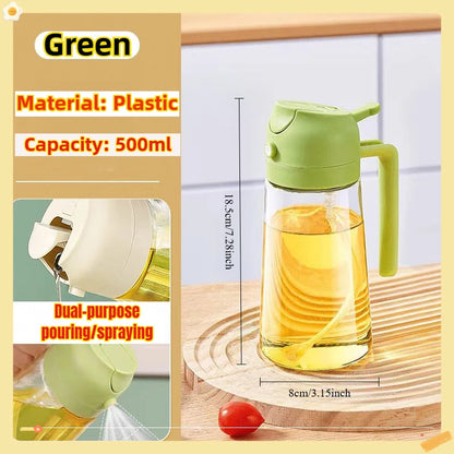 Botella pulverizadora de aceite para cocina y BBQ