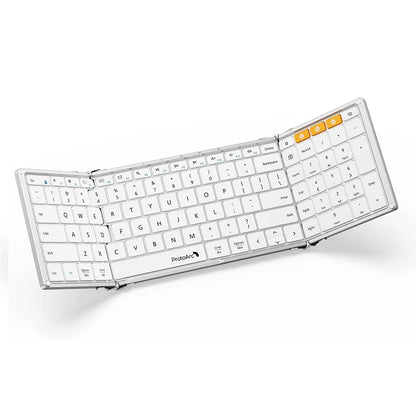 Teclado inalámbrico plegable con Bluetooth y teclado numérico