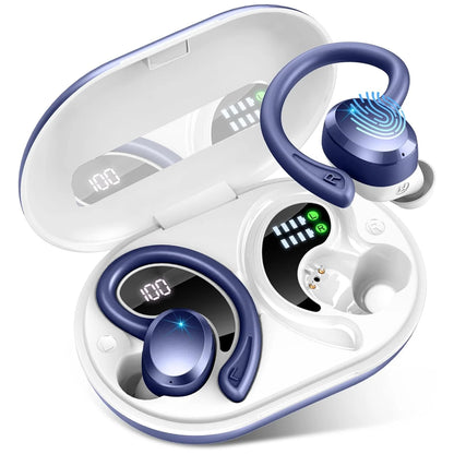 Auriculares inalámbricos Bluetooth 5.3 con micrófono y graves potentes