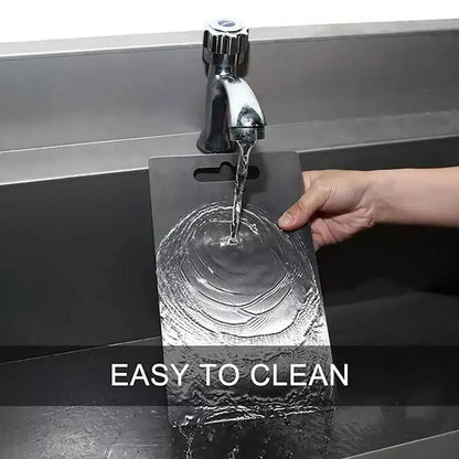 Tabla de cortar de titanio acero inoxidable doble cara cocina