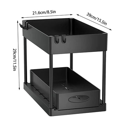 Organizador de lavabo multifunción