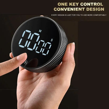 Temporizador digital LED magnético para cocina y estudio
