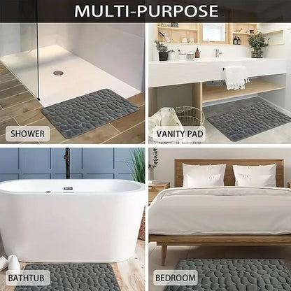 Alfombrilla de baño antideslizante y absorbente
