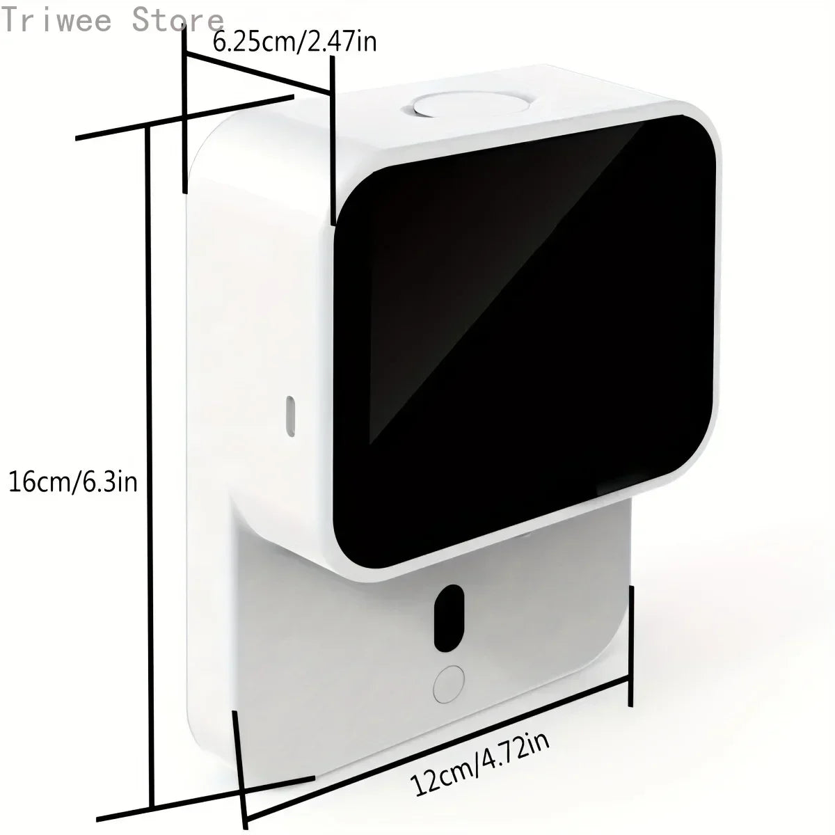Dispensador Automático de Jabón con Sensor para Montaje en Pared