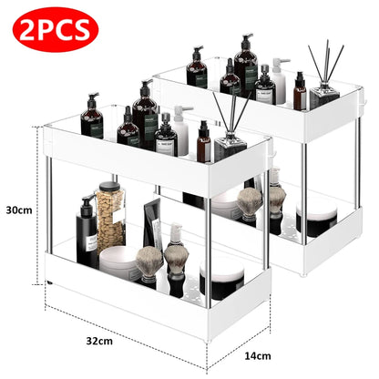Organizador de lavabo multifunción