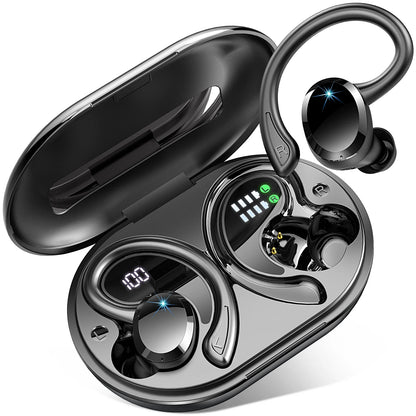 Auriculares inalámbricos Bluetooth 5.3 con micrófono y graves potentes