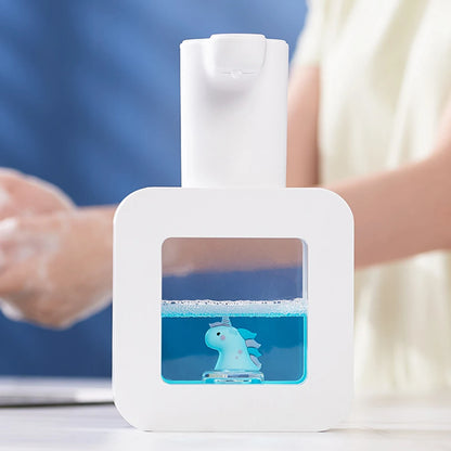 Dispensador automático de jabón en espuma con diseño infantil
