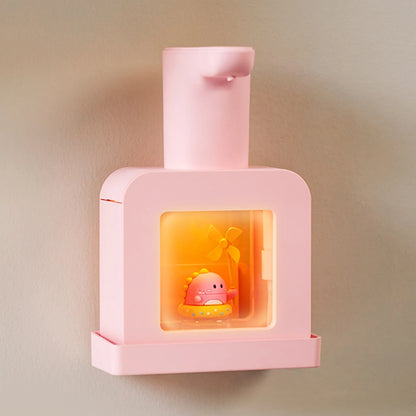 Dispensador automático de jabón en espuma con diseño infantil