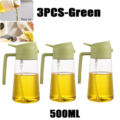 Botella pulverizadora de aceite para cocina y BBQ