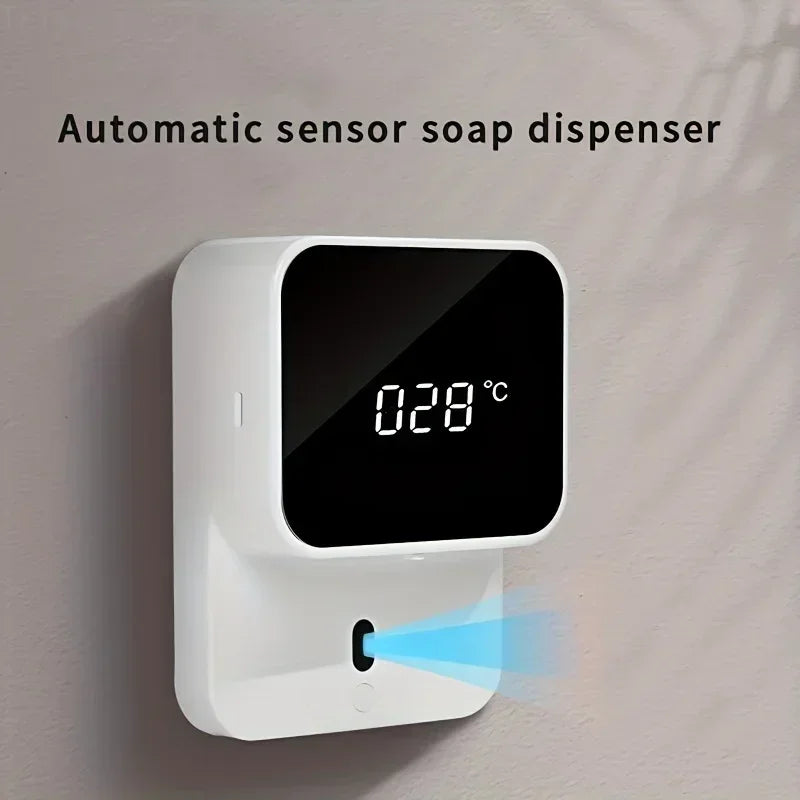 Dispensador Automático de Jabón con Sensor para Montaje en Pared