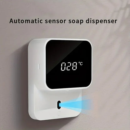 Dispensador Automático de Jabón con Sensor para Montaje en Pared