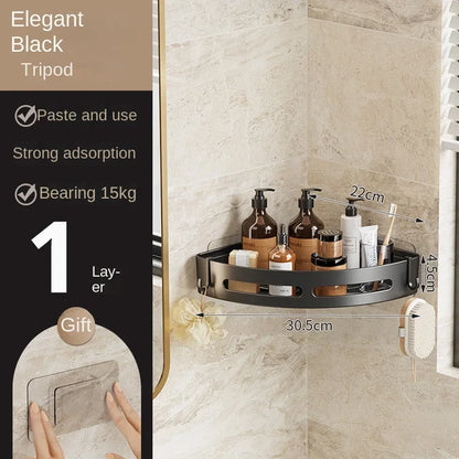 Estantería de esquina para baño o cocina