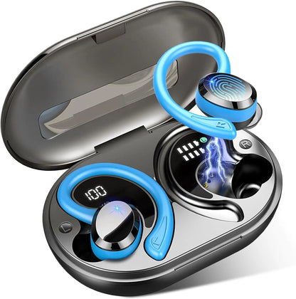 Auriculares inalámbricos Bluetooth 5.3 con micrófono y graves potentes